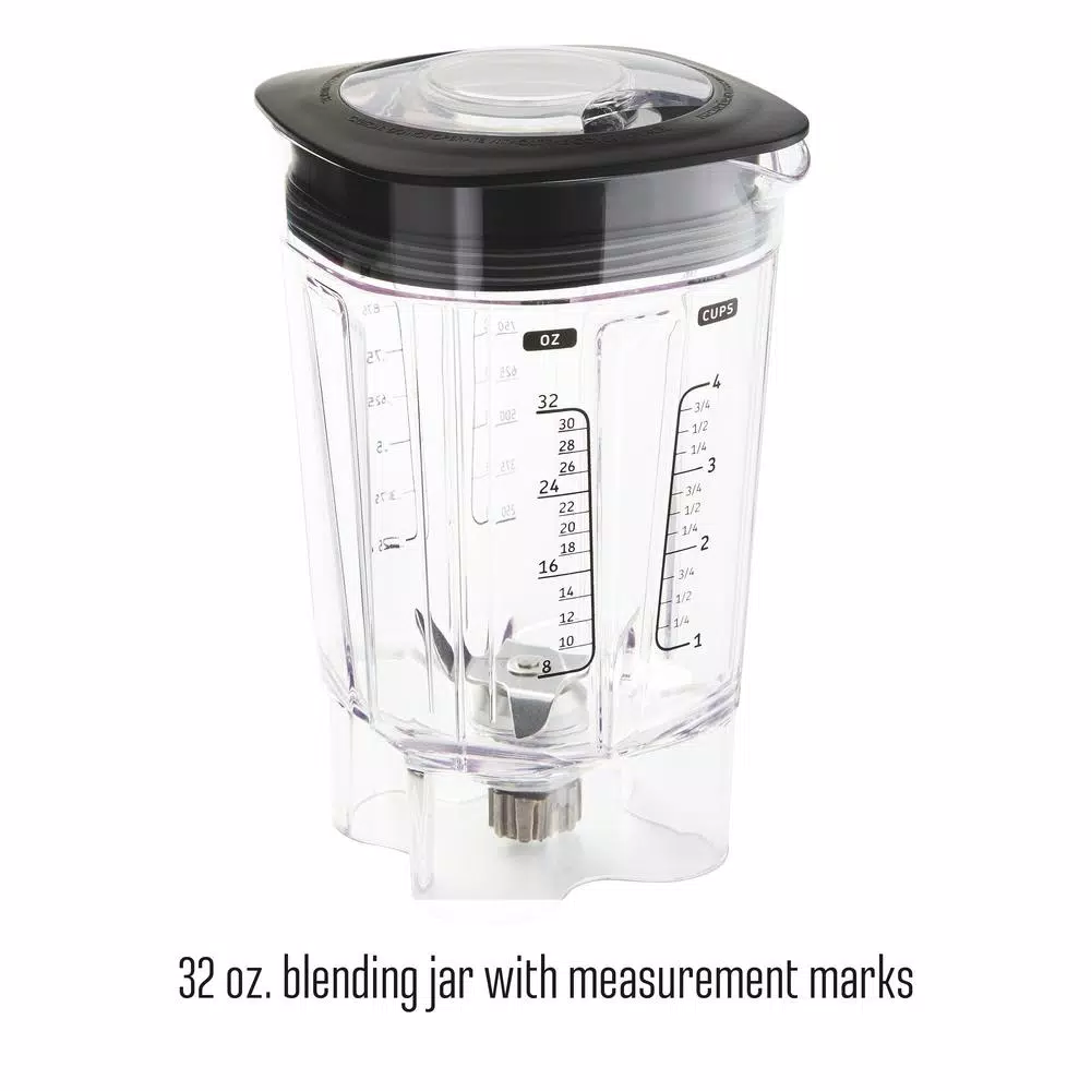Blenders Weston Pro Series 32 Oz. 11-speed With Sound Shield And 20 Oz. Travel Jar Stainless Steel Blender - Image 4