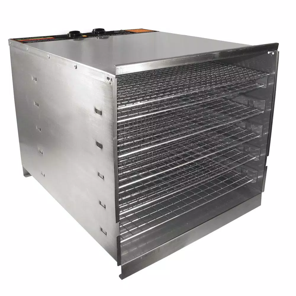 Food Processing Weston Pro 1000 Stainless Steel 10-Tray Food Dehydrator - Image 2