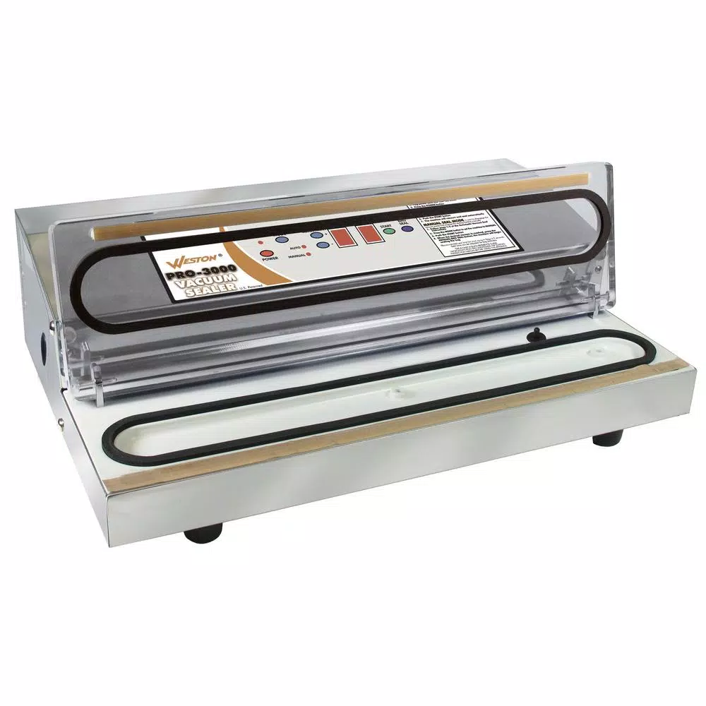 Food Processing Weston Pro-3000 Stainless Steel Food Vacuum Sealer - Image 3