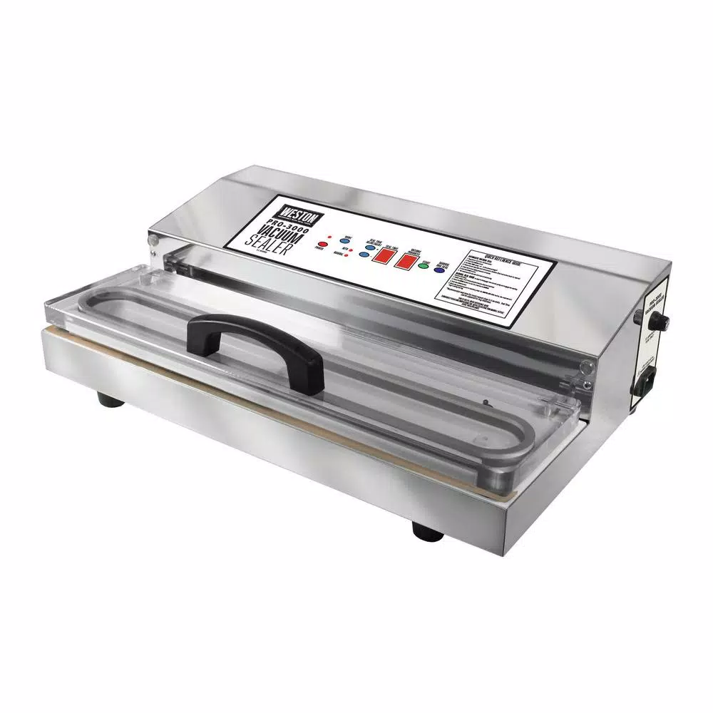 Food Processing Weston Pro-3000 Stainless Steel Food Vacuum Sealer - Image 2