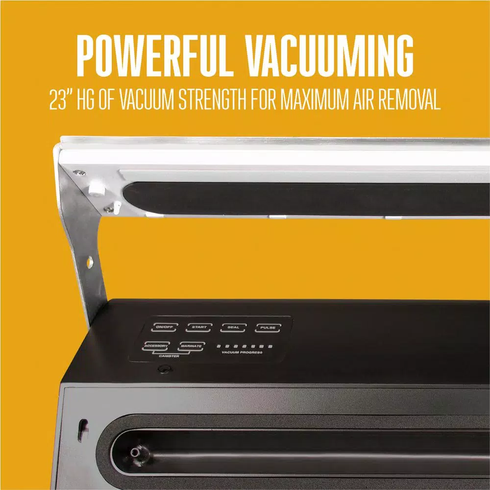 Food Processing Weston Professional Advantage Stainless Steel Food Vacuum Sealer - Image 5