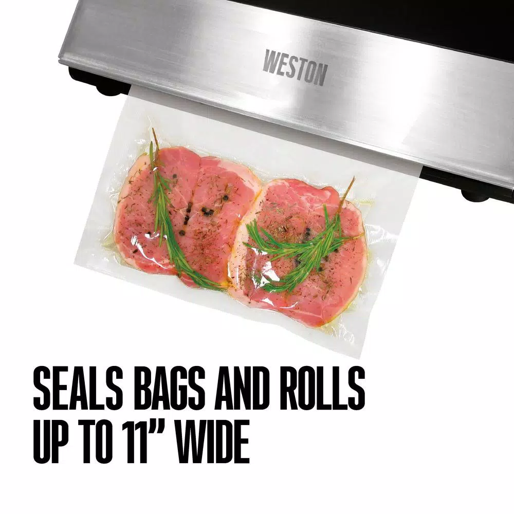 Food Processing Weston Professional Advantage Stainless Steel Food Vacuum Sealer - Image 4