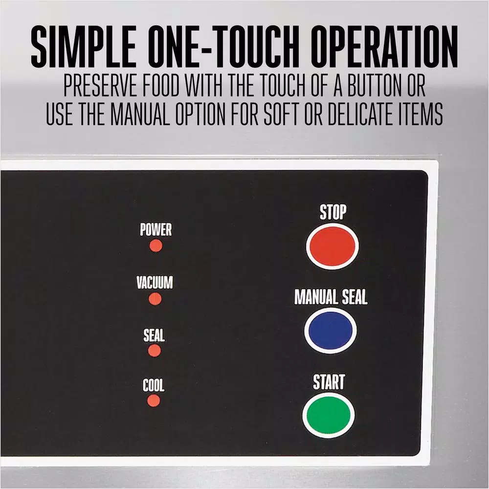 Food Processing Weston Pro 2600 Stainless Steel Food Vacuum Sealer - Image 8