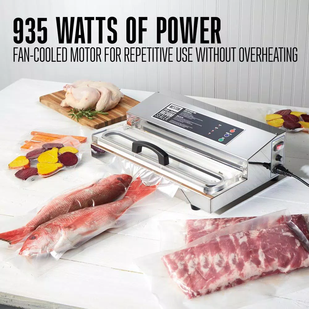 Food Processing Weston Pro 2600 Stainless Steel Food Vacuum Sealer - Image 2