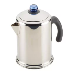 Coffee Makers Farberware 12-Cup Classic Stainless Steel With Blue Knob Coffee Percolator