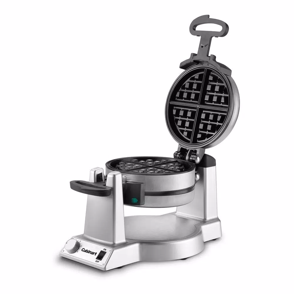 Electric Skillets & Indoor Grills Cuisinart 2-Waffle Stainless Steel Flip Belgian Waffle Maker - Image 2