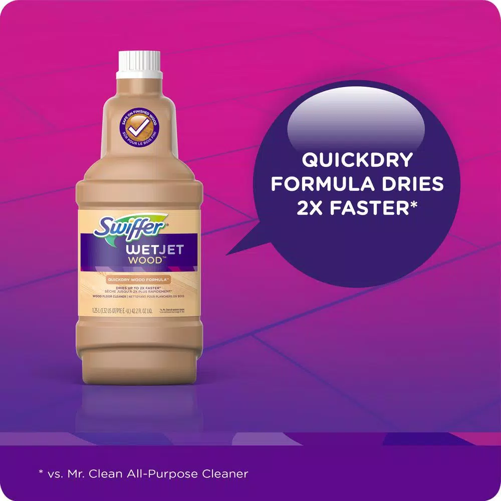 Floor Cleaning Products Swiffer WetJet 42 Oz. Wood Floor Cleaner Refill - Image 7