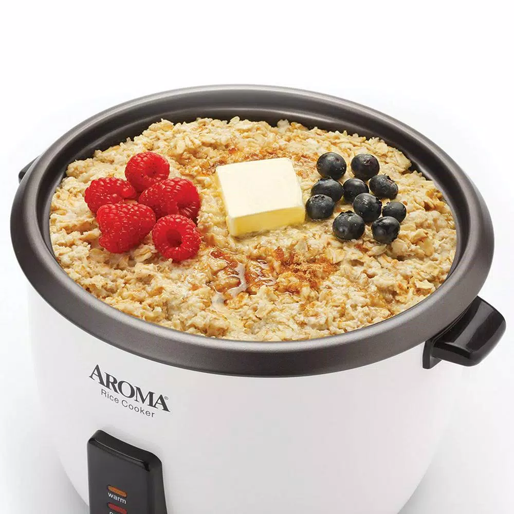 Cookers AROMA 32-Cup White Rice Cooker - Image 3