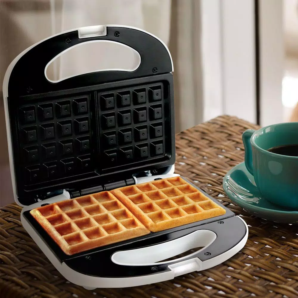 Electric Skillets & Indoor Grills Better Chef White Waffle Maker - Image 4