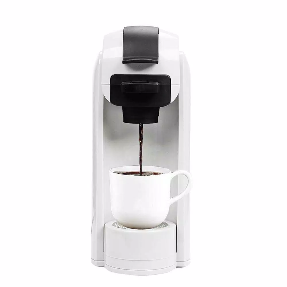 Coffee Makers Boyel Living White 1000-Watt 4-Cups Coffee Machine Single Serve Coffee Maker - Image 3