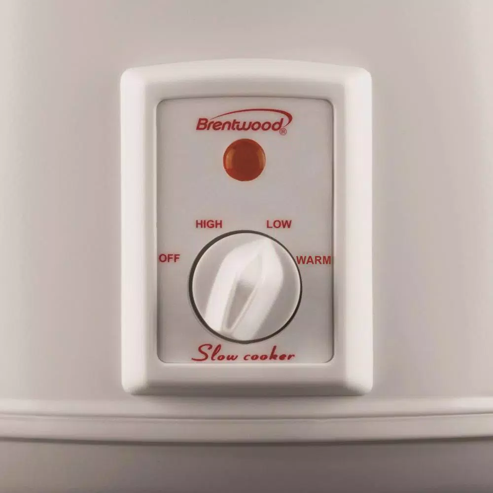 Cookers Brentwood Appliances 8 Qt. White Slow Cooker - Image 4