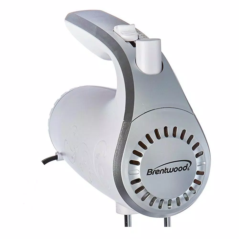 Mixers Brentwood 5-Speed White Hand Mixer - Image 2