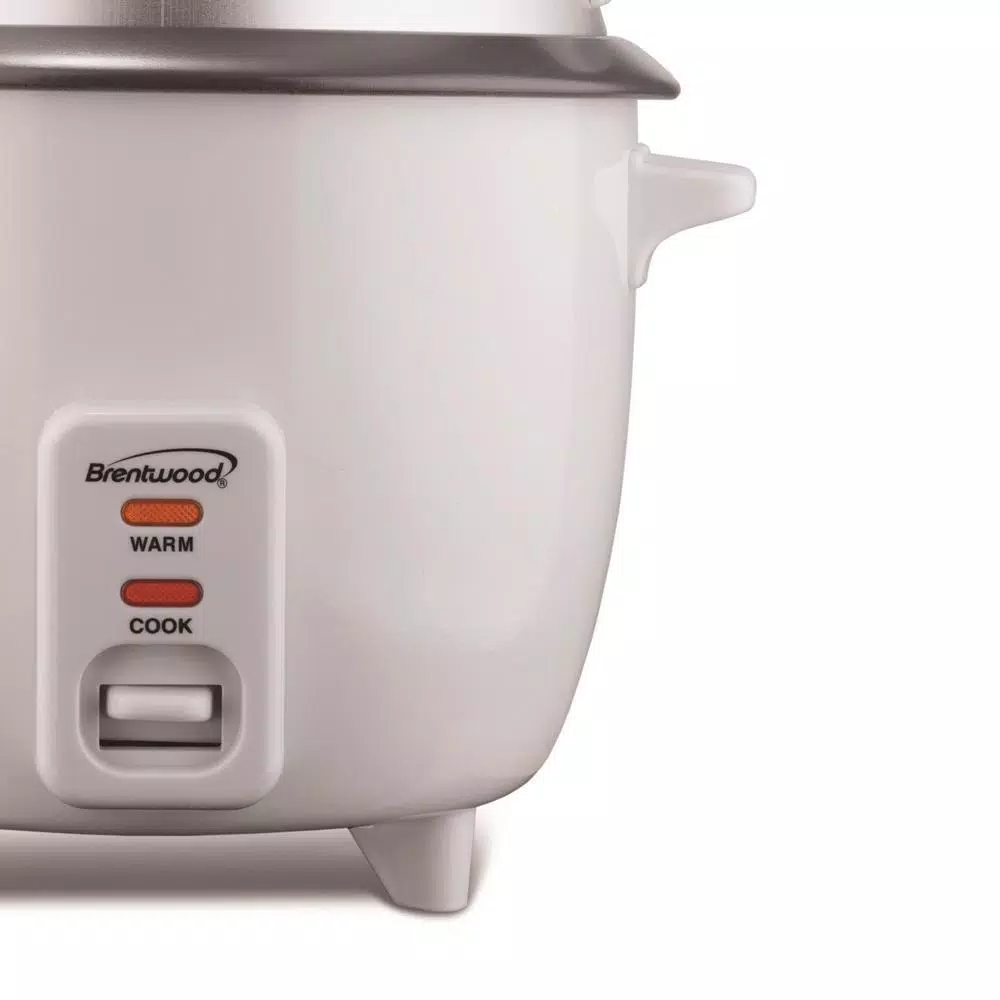 Cookers Brentwood 10-Cup White Steam Rice Cooker - Image 8