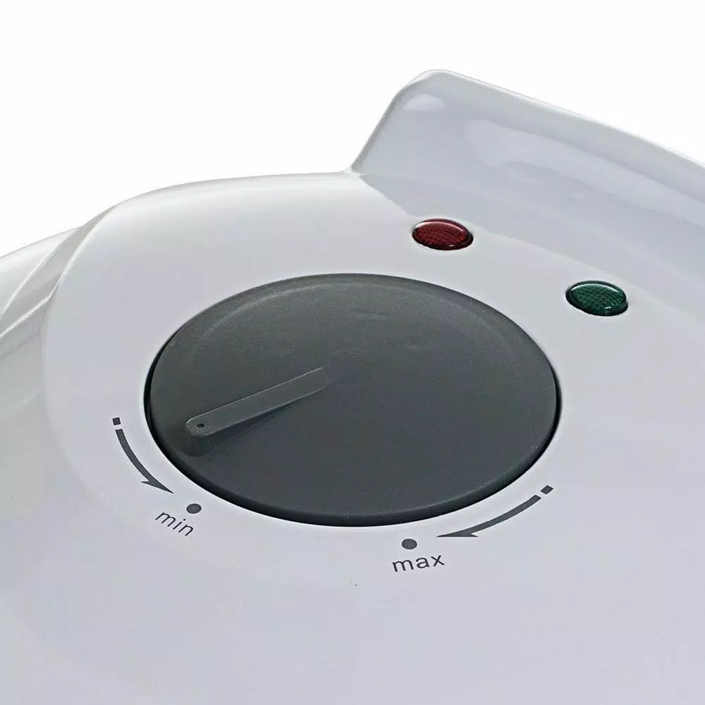 Electric Skillets & Indoor Grills Chef Buddy Single Waffle White Waffle Cone Waffle Maker - Image 4