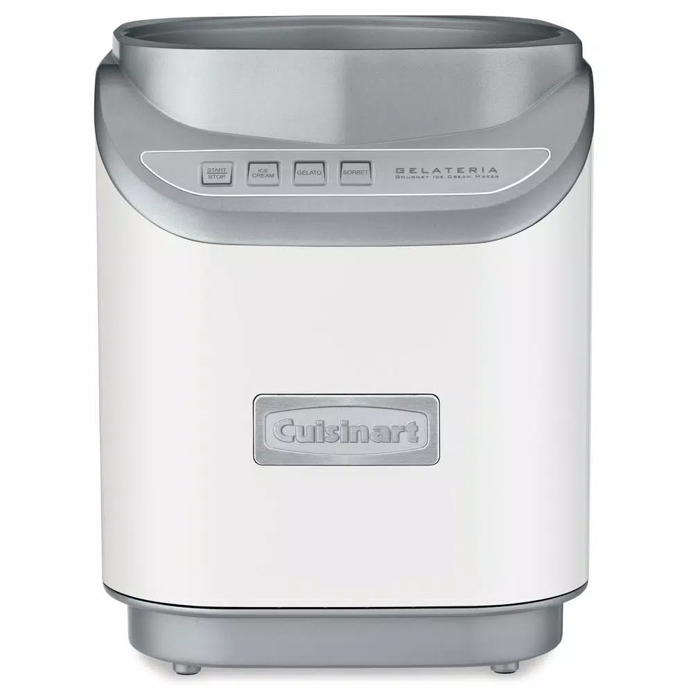 Dessert Makers Cuisinart Cool Creations 2 Qt. White Electric Ice Cream Maker With Recipe Booklet - Image 3