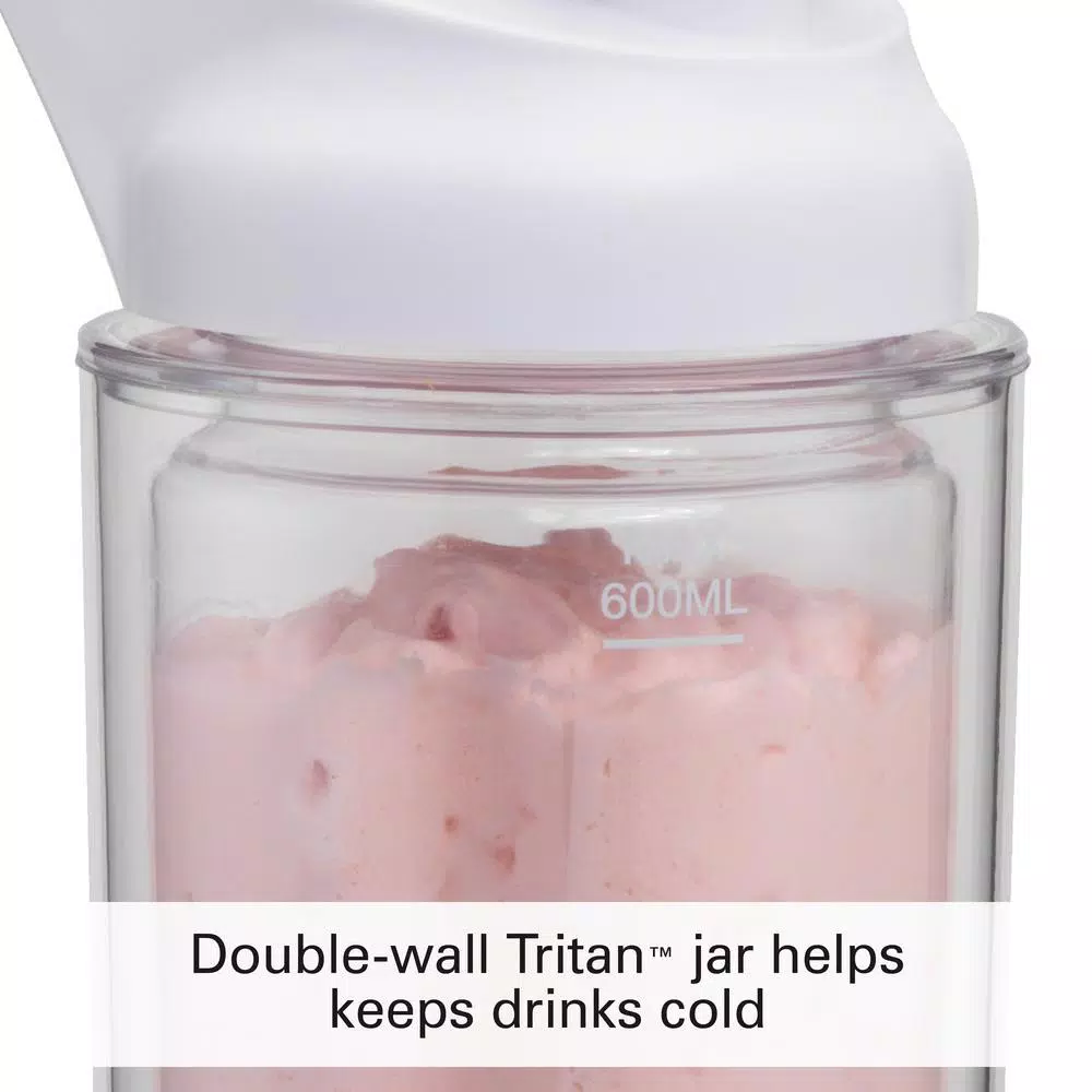 Blenders Hamilton Beach Go Sport 20 Oz. 3-Speed White Blender - Image 3