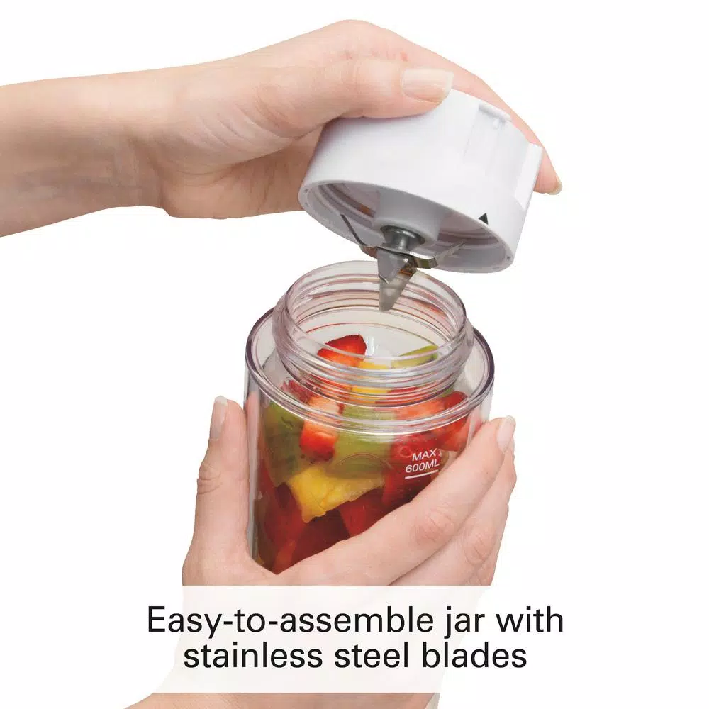 Blenders Hamilton Beach Go Sport 20 Oz. 3-Speed White Blender - Image 6