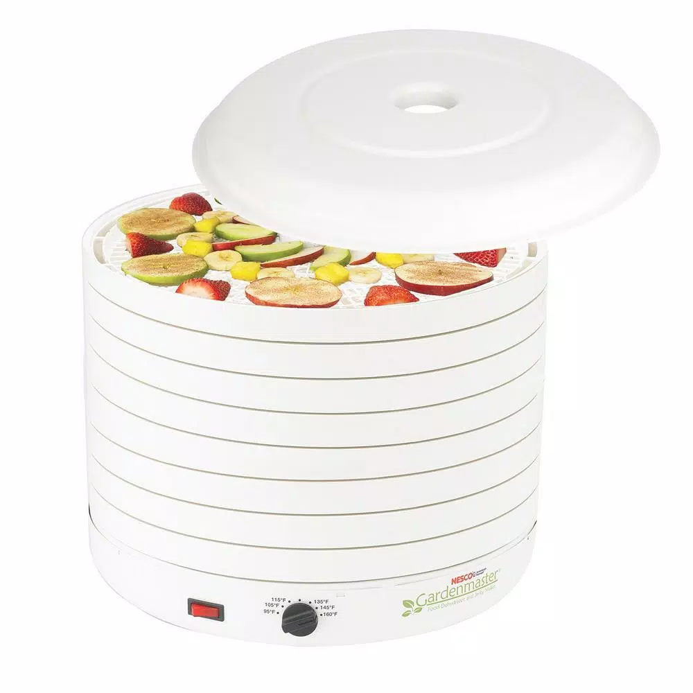 Food Processing Nesco Gardenmaster 8-Tray White Expandable Food Dehydrator With Recipe Book - Image 3