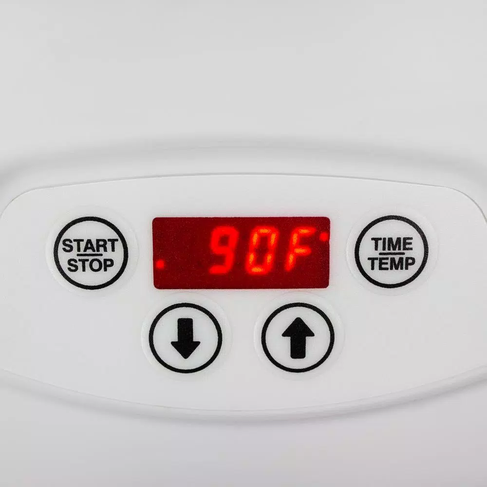 Food Processing Nesco Gardenmaster 4-Tray Expandable White Food Dehydrator With Temperature Control - Image 7