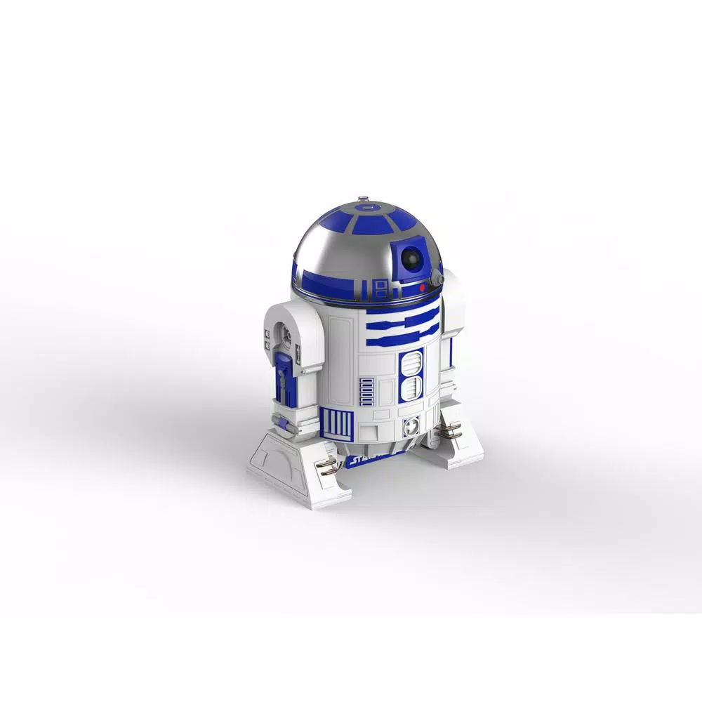 Popcorn Machines Uncanny Brands 2 Oz. Kernel Capacity In Blue/White With Fully Operational Droid Kitchen Appliance Star Wars R2D2 Popcorn Maker