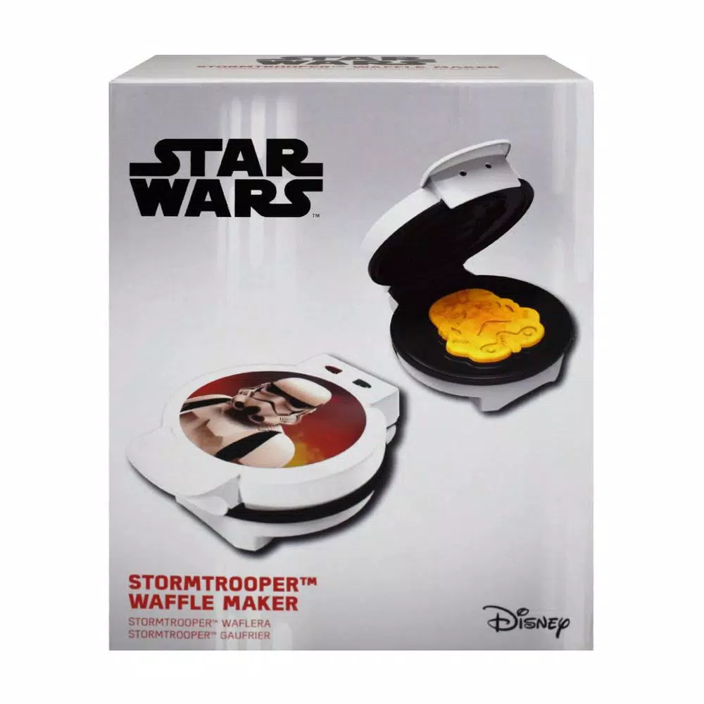 Electric Skillets & Indoor Grills Uncanny Brands Star Wars Stormtrooper White American Waffle Maker - Image 5