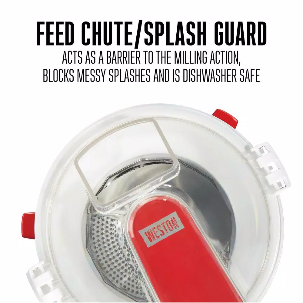 Food Processing Weston 7-Cup 2-Speed White Food Processor Mill - Image 7