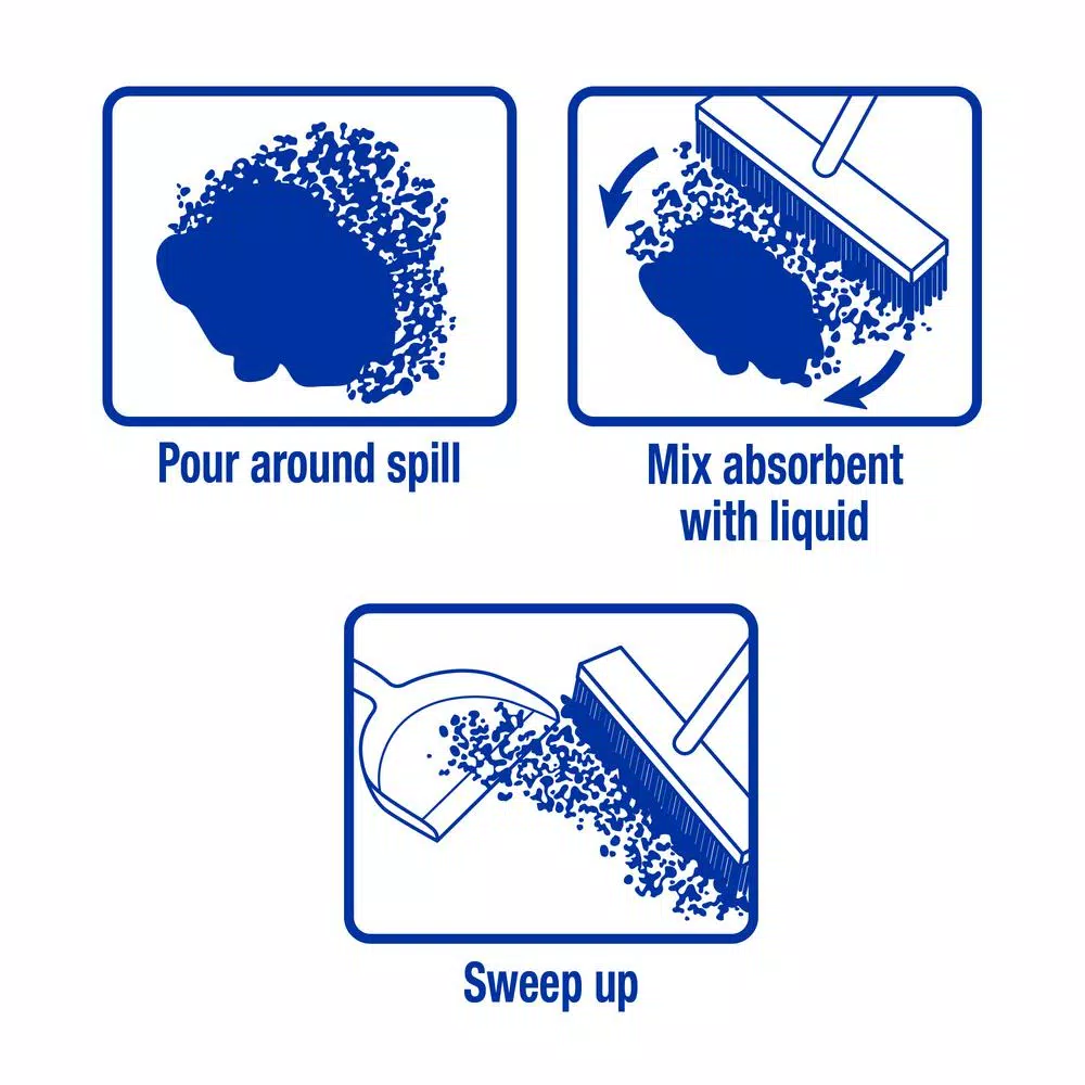 Floor Cleaning Products ZEP 3 Lb. Instant Spill Absorber (Case Of 6) - Image 5