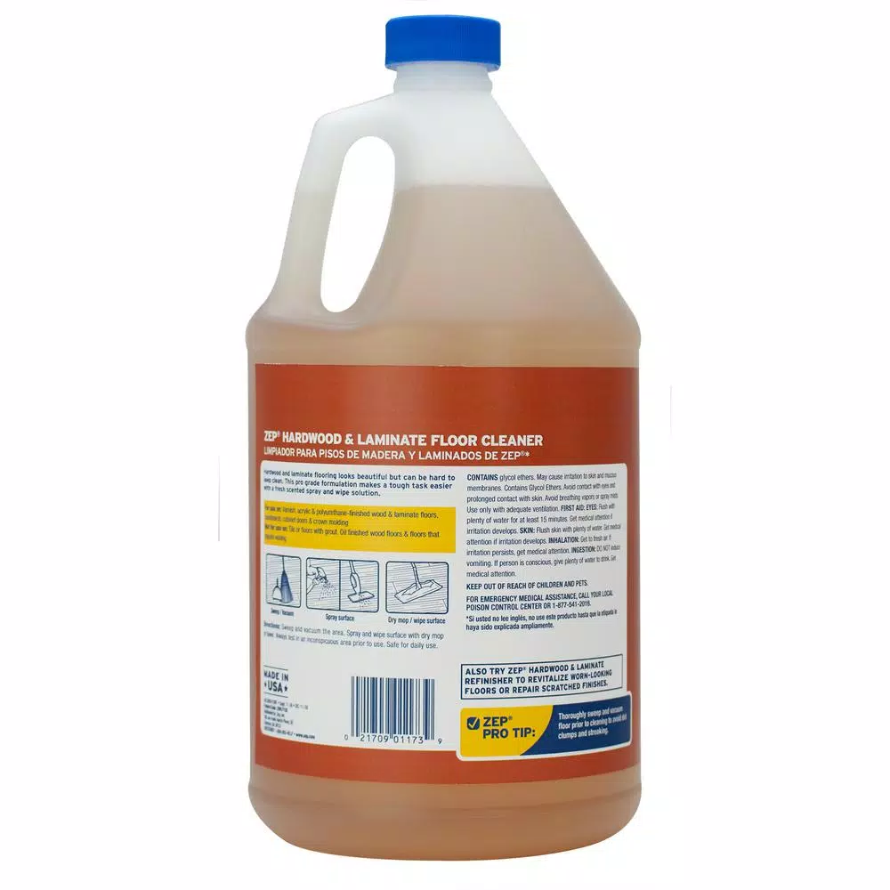 Floor Cleaning Products ZEP 1 Gallon Hardwood And Laminate Floor Cleaner - Image 2