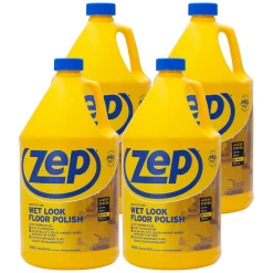 Floor Cleaning Products ZEP 1 Gal. Wet Look Floor Polish (Case Of 4)